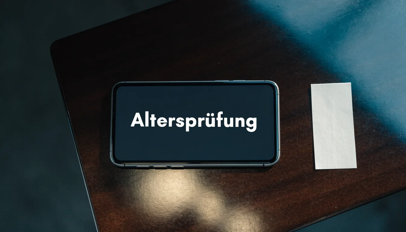 Ein Richterhammer aus Holz liegt auf einer polierten Tischplatte neben einer Messingwaage, im Hintergrund ein verschwommenes Bücherregal.